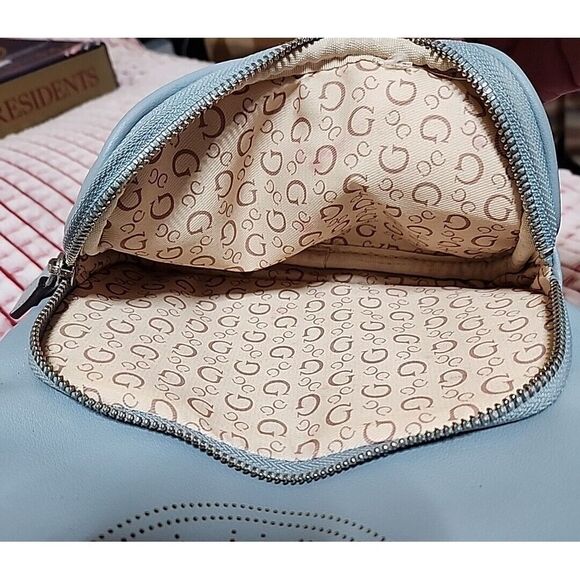 Guess Light Blue Los Angeles Backpack SKA18 - Picture 10 of 14